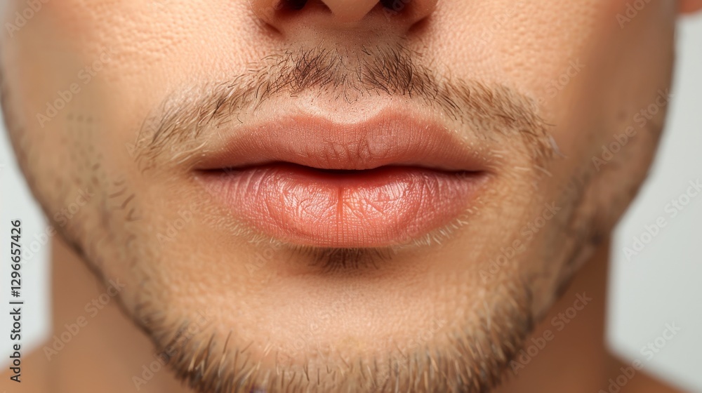 Fototapeta premium Professional male cosmetologist provides skin treatment and care for improved beauty and grooming