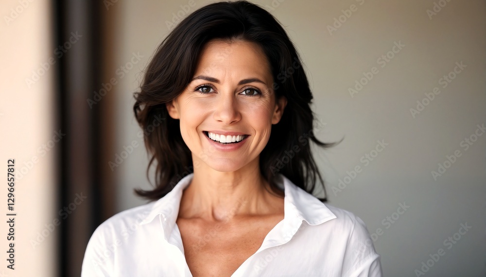 The image is of an older woman smiling at the camera. The image is of an older woman smiling at the camera.