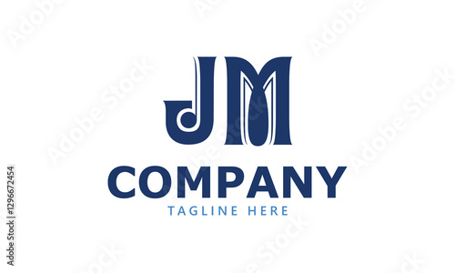 Free Download JM J jm initial logo | initial based abstract modern minimal creative logo, vector template image. luxury logotype logo, real estate homie logo. typography logo. initials logo - GFXLoad