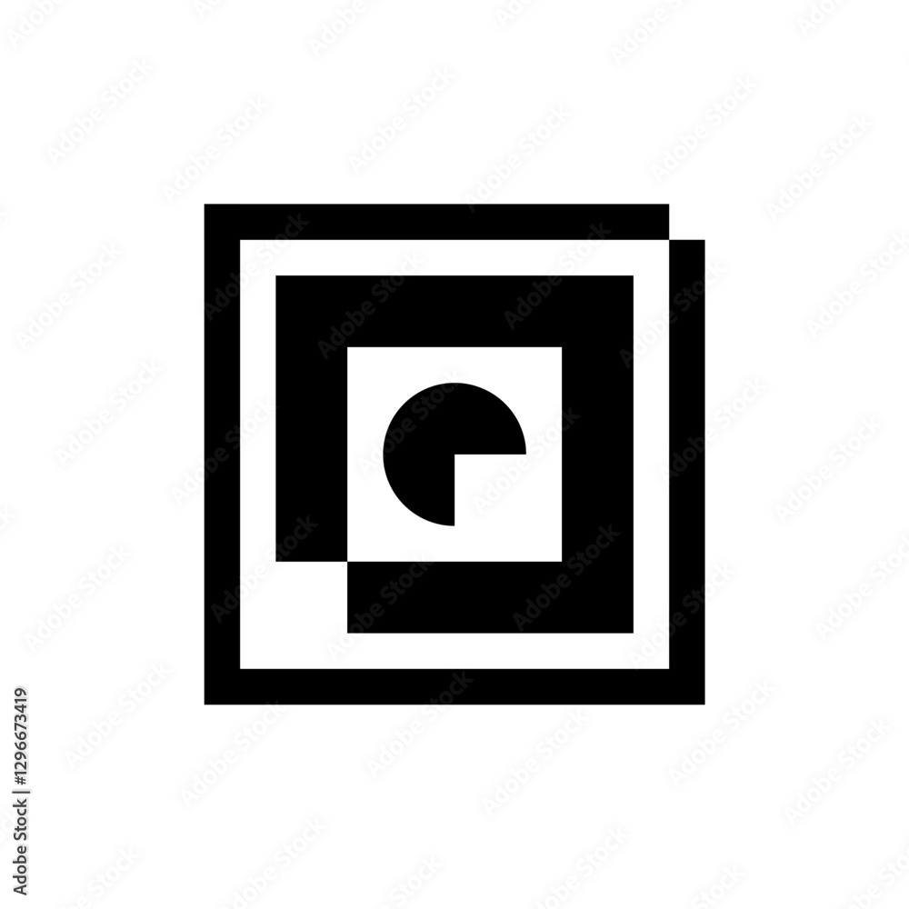 Abstract logo. Icon design. Template elements. Geometric abstract logos Abstract logo. Icon design. Template elements. Geometric abstract logos