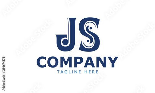 JS J js initial logo | initial based abstract modern minimal creative logo, vector template image. luxury logotype logo, real estate homie logo. typography logo. initials logo