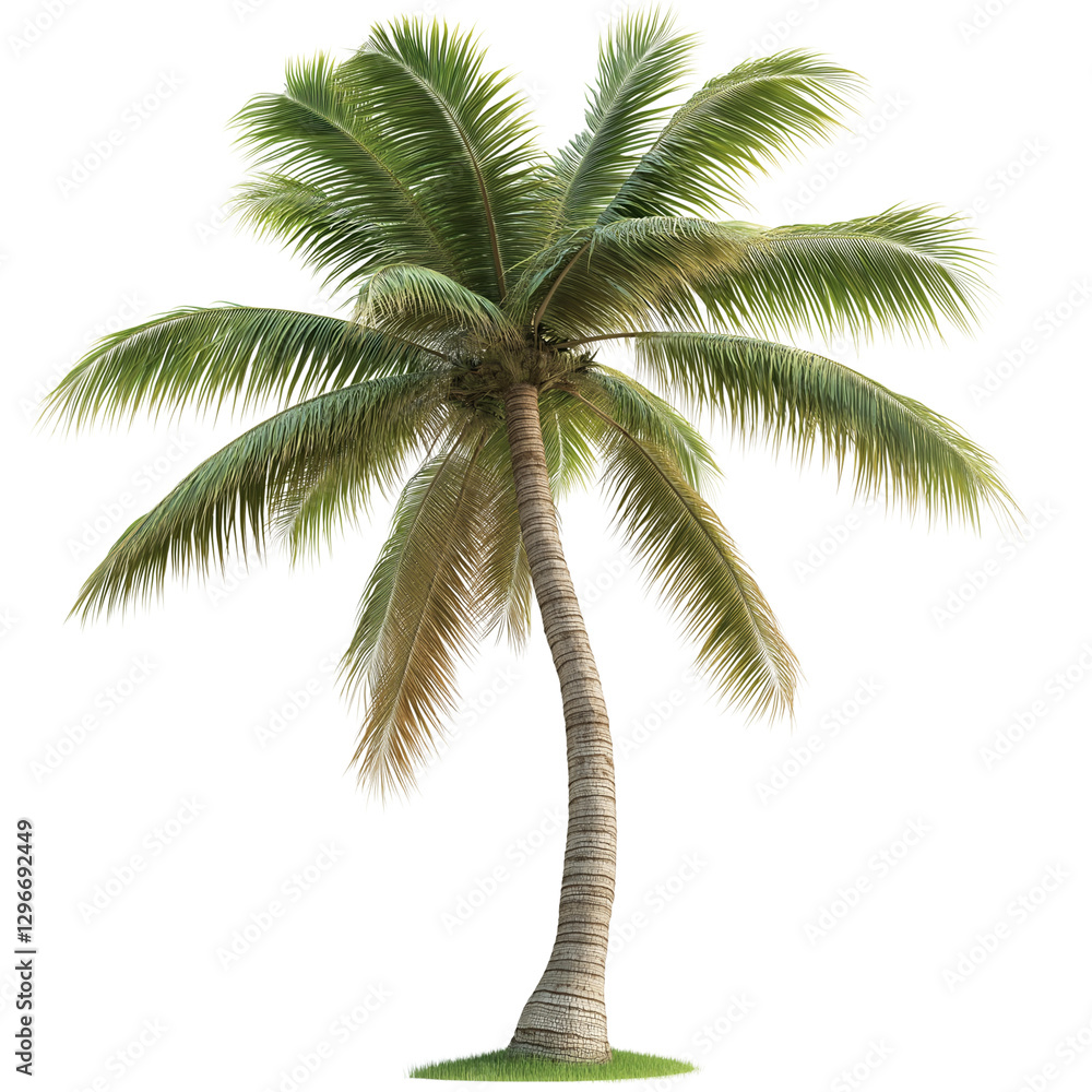Obraz premium Untitled design - Isolated palm tree on a transparent background