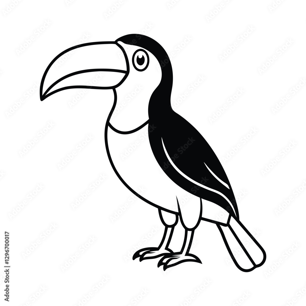 Obraz premium toucan bird on a branch