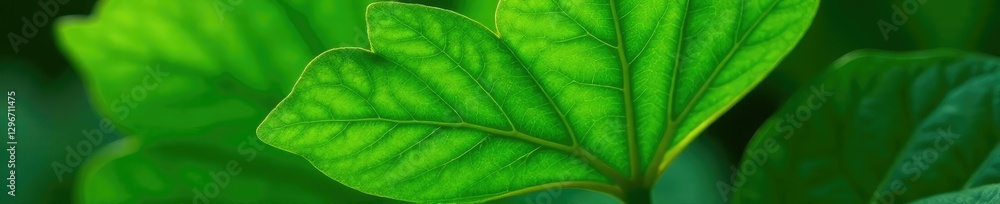 Detail of moringa oleifera leaf with drumstick attached, botanicals, details, foliage Detail of moringa oleifera leaf with drumstick attached, botanicals, details, foliage