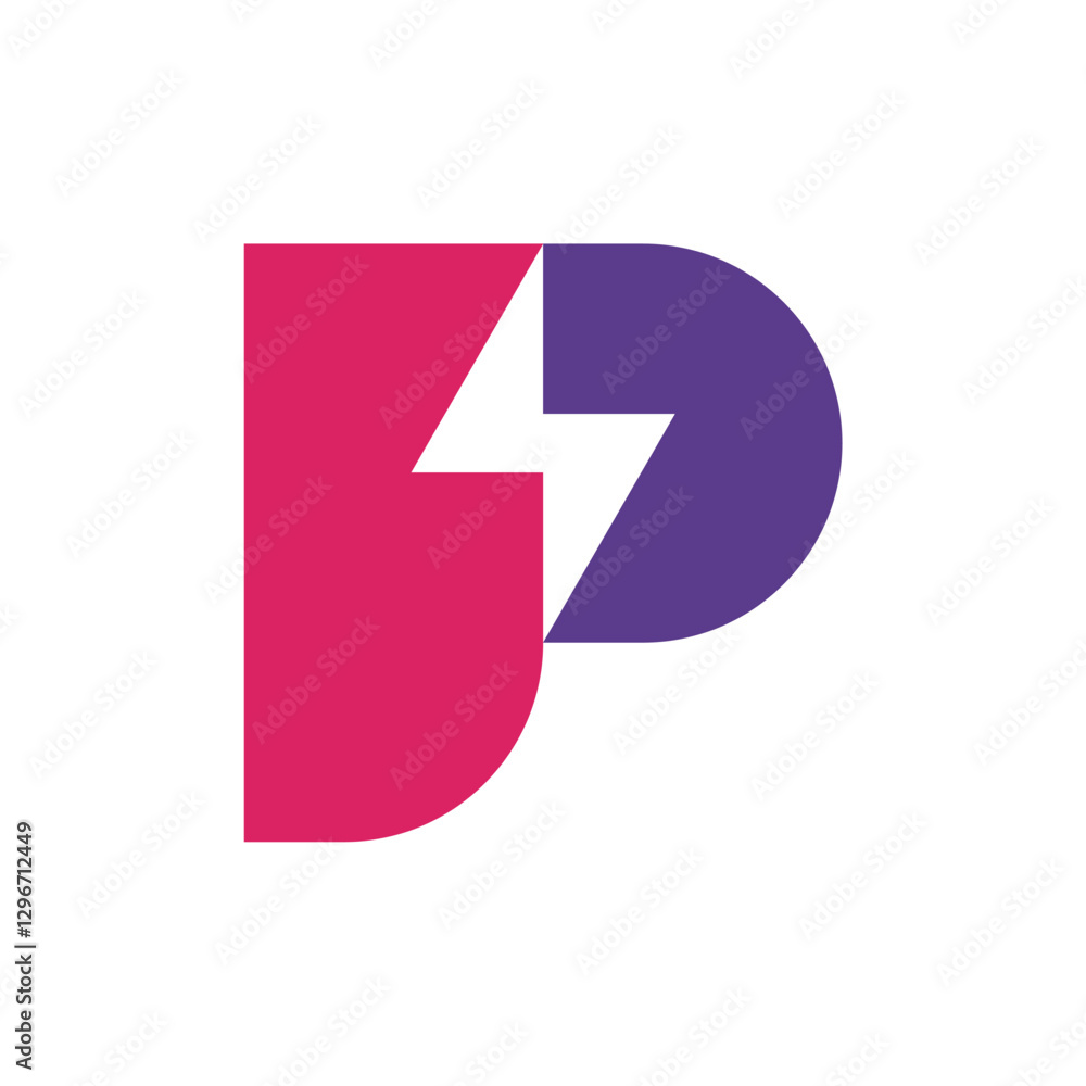 Letter P logo. Icon design. Template elements. Geometric abstract logos Letter P logo. Icon design. Template elements. Geometric abstract logos
