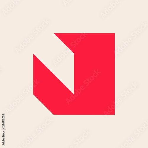 Free Download Letter J logo. Icon design. Template elements. Geometric abstract logos - GFXLoad