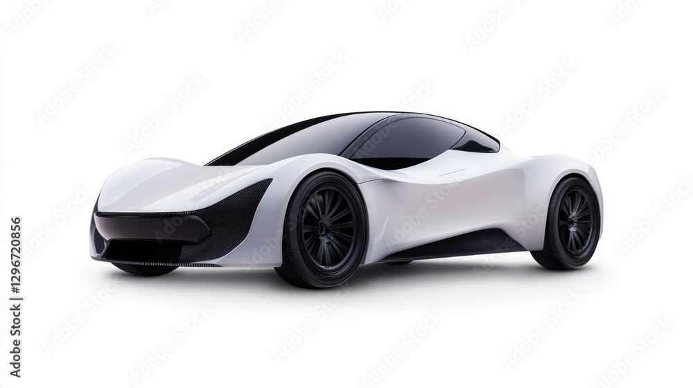 Sleek design showcases futuristic aesthetics with smooth curves Sleek design showcases futuristic aesthetics with smooth curves