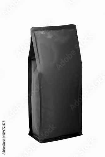 black hermetic packaging for coffee