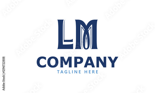 LM L lm initial logo | initial based abstract modern minimal creative logo, vector template image. luxury logotype logo, real estate homie logo. typography logo. initials logo