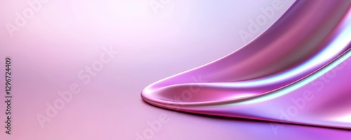 Iridescent Pink Drape Abstract Background