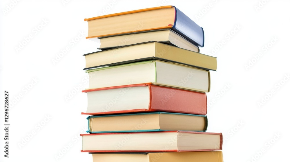A student holding a stack of books, preparing for a presentation, A student holding a stack of books, preparing for a presentation,