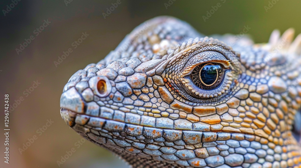 A close up of a lizard scaly skin, highlighting intricate texture and natural patterns. A close up of a lizard scaly skin, highlighting intricate texture and natural patterns.