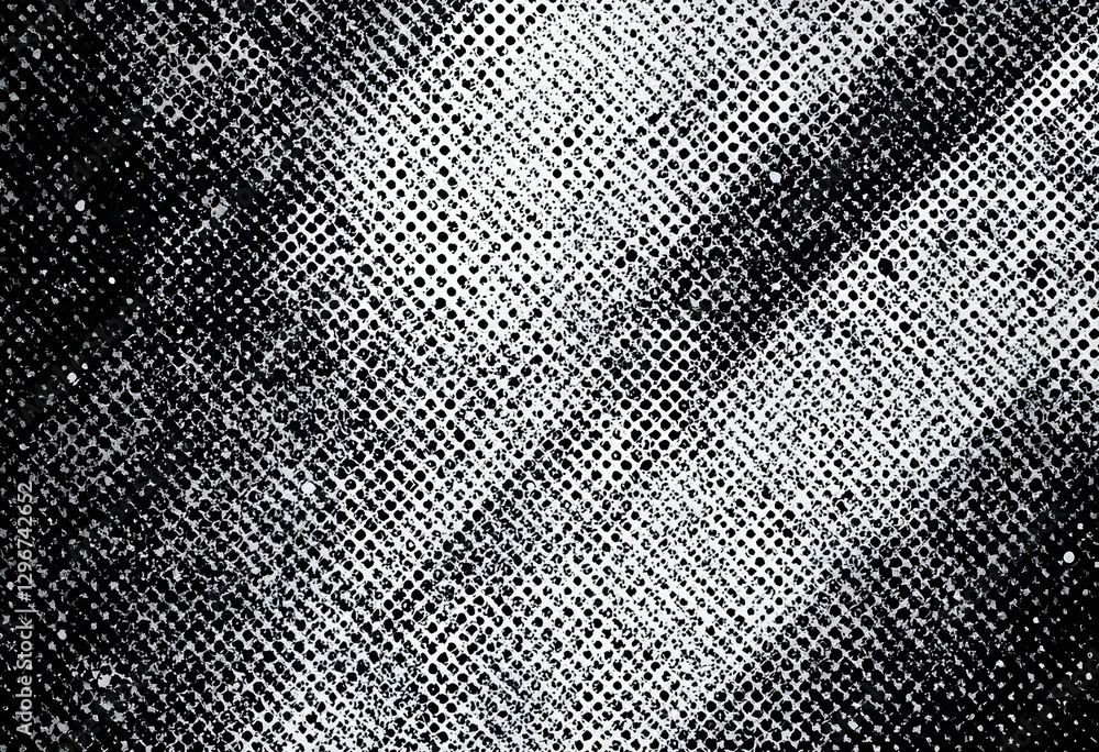 Grunge noise gradient texture. Dirty grain background. Dotted halftone overlay.
Grunge noise gradient texture. Dirty grain background. Dotted halftone overlay.