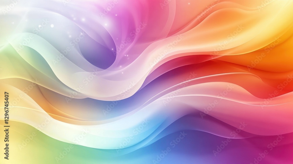 Obraz premium Abstract colorful waves background