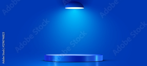 Abstract scene background. Product presentation, mock up, winner, Podium, stage pedestal or platform.