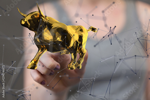 stock market graph business...