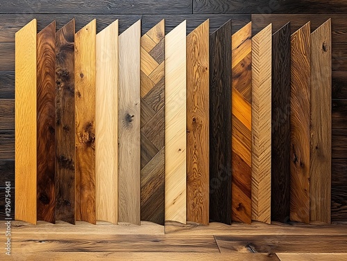 Wood Flooring Samples Display