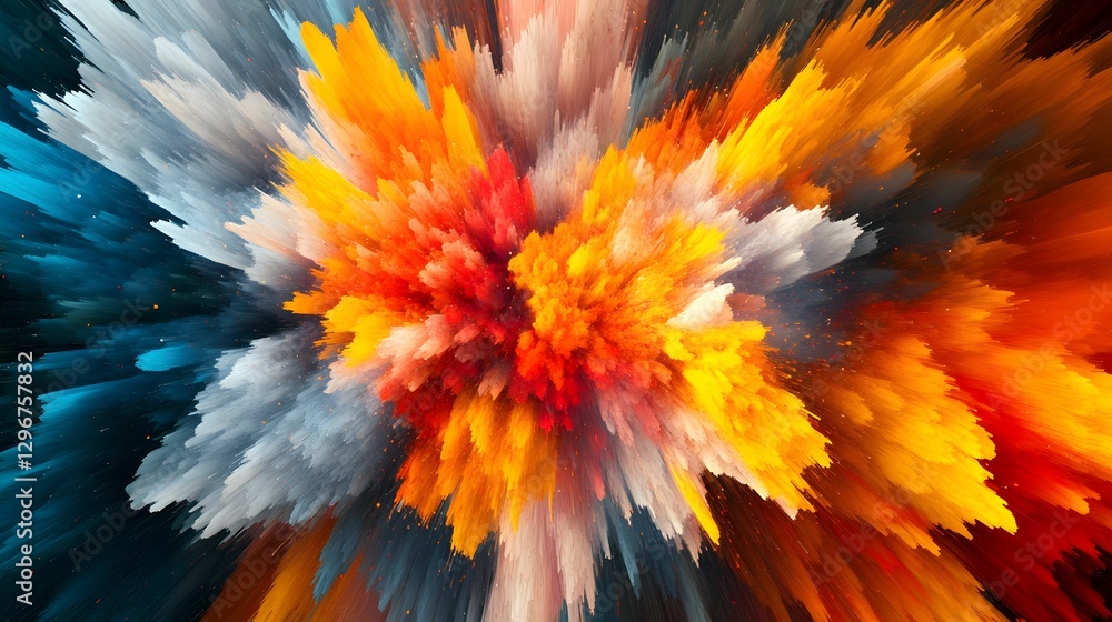 Surreal Explosion of Chaotic Vividness Surreal Explosion of Chaotic Vividness