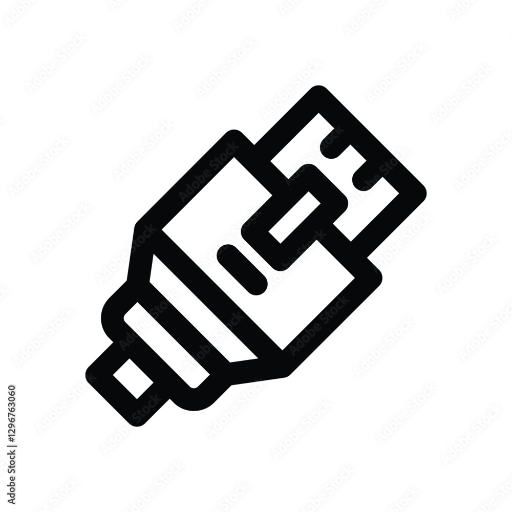 ethernet line icon. Clean and minimalist vector icon for websites, mobile apps, presentations, and logos. Fully scalable and customizable for any project. ethernet line icon. Clean and minimalist vector icon for websites, mobile apps, presentations, and logos. Fully scalable and customizable for any project.