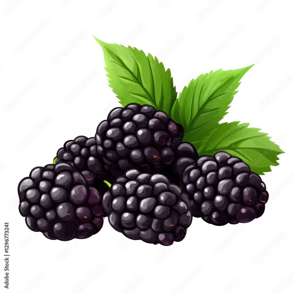 blackberry with leaf isolated on transparent png blackberry with leaf isolated on transparent png