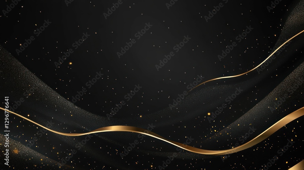 Abstract black and gold background design Abstract black and gold background design