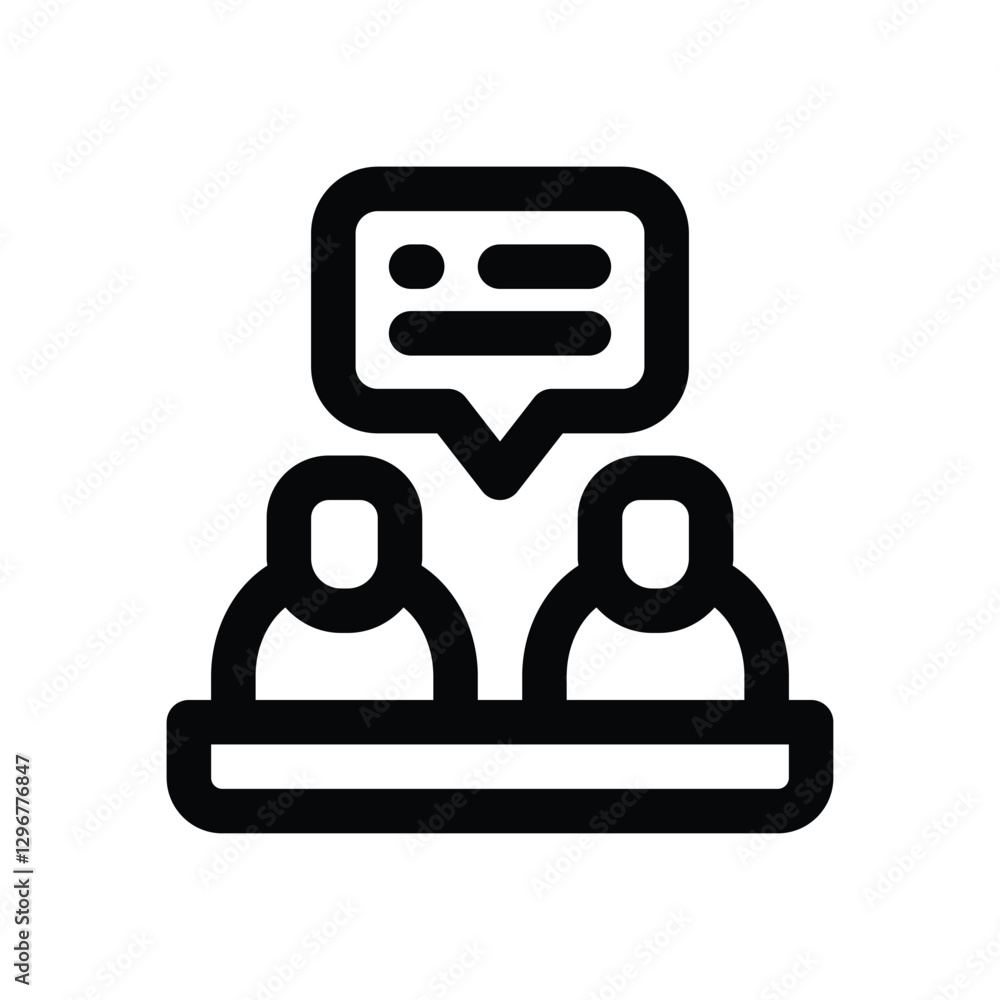 consultation line icon. Clean and minimalist vector icon for websites, mobile apps, presentations, and logos. Fully scalable and customizable for any project. consultation line icon. Clean and minimalist vector icon for websites, mobile apps, presentations, and logos. Fully scalable and customizable for any project.
