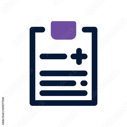 diagnosis dual tone icon. Sleek and modern vector icon for websites, mobile apps, marketing materials, and corporate design. Fully scalable and ready to use.