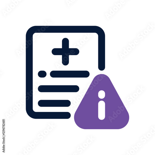 unhealthy dual tone icon. Sleek and modern vector icon for websites, mobile apps, marketing materials, and corporate design. Fully scalable and ready to use.