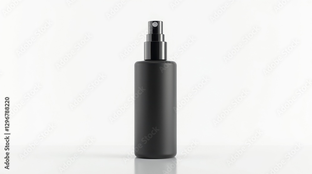 Black Spray Bottle Mockup Black Spray Bottle Mockup