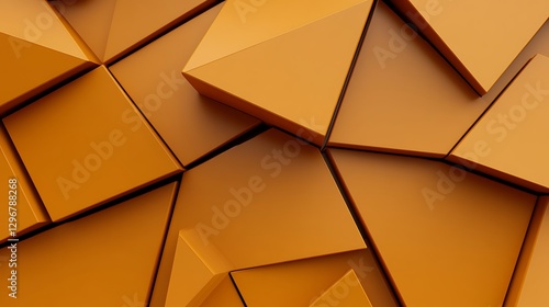 Orange geometric texture background