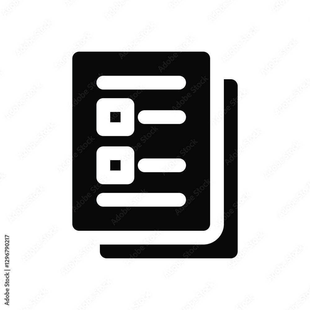 nutrition facts label glyph icon. Strong and solid vector icon for websites, mobile interfaces, presentations, and visual branding. High quality and easy to edit. nutrition facts label glyph icon. Strong and solid vector icon for websites, mobile interfaces, presentations, and visual branding. High quality and easy to edit.