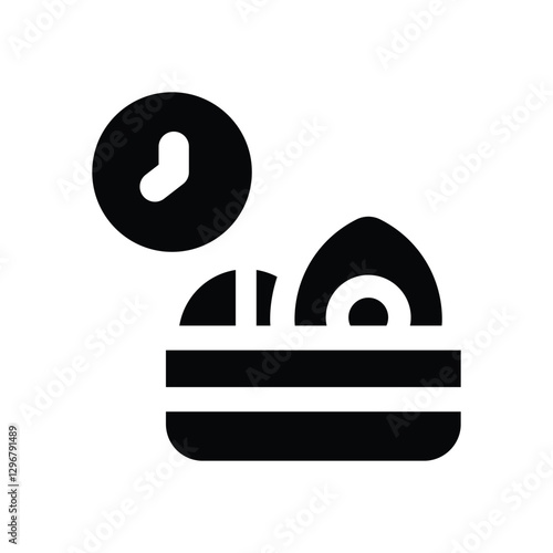 diet food glyph icon. Strong and solid vector icon for websites, mobile interfaces, presentations, and visual branding. High quality and easy to edit.
