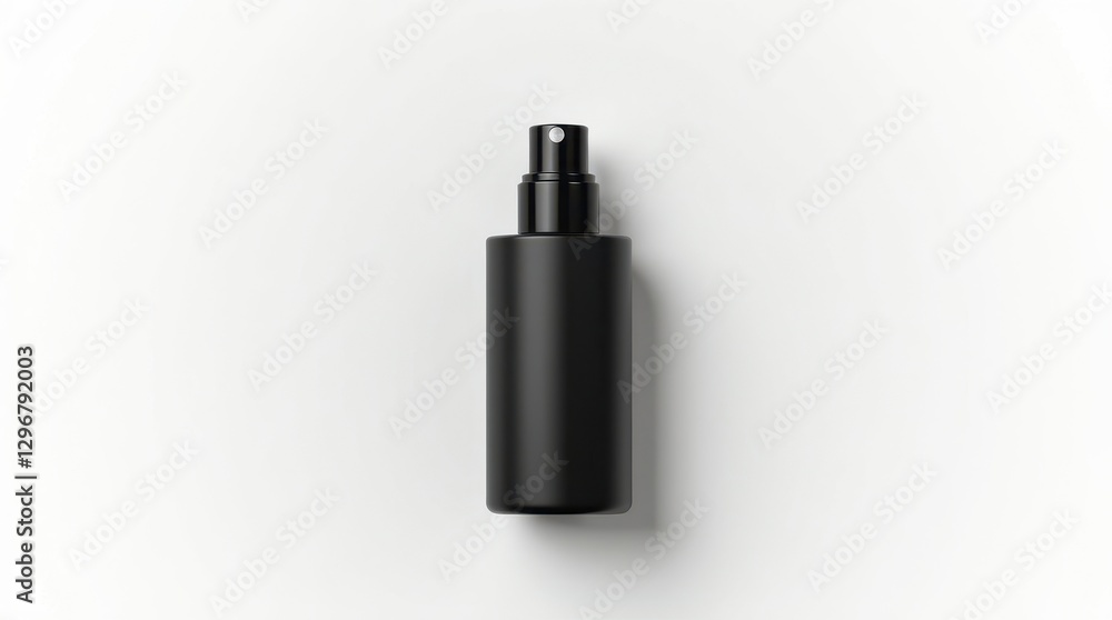 Black Perfume Bottle Mockup Black Perfume Bottle Mockup
