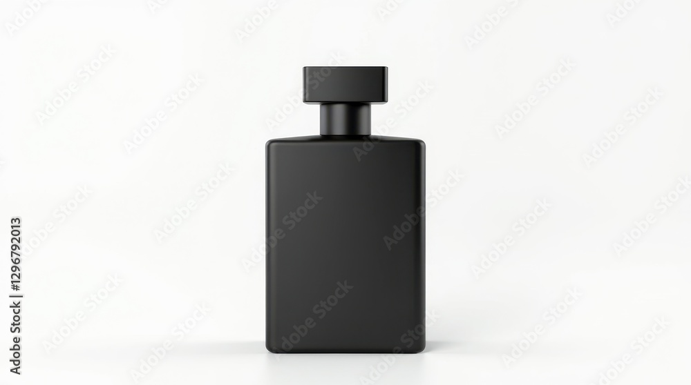 Fototapeta premium Black Perfume Bottle Mockup