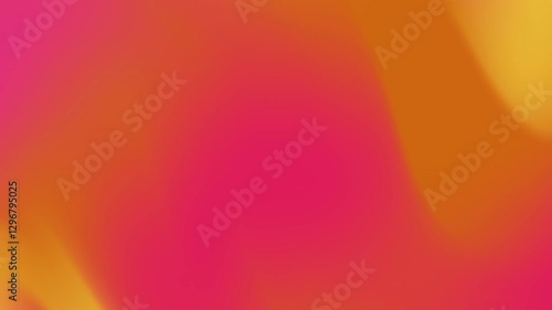 Abstract blurred background featuring a blend of vibrant pink, orange, and yellow colors with soft gradients.