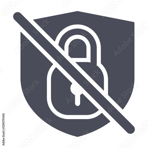 Security Shield Icon - Vector for Protection and Digital Safety