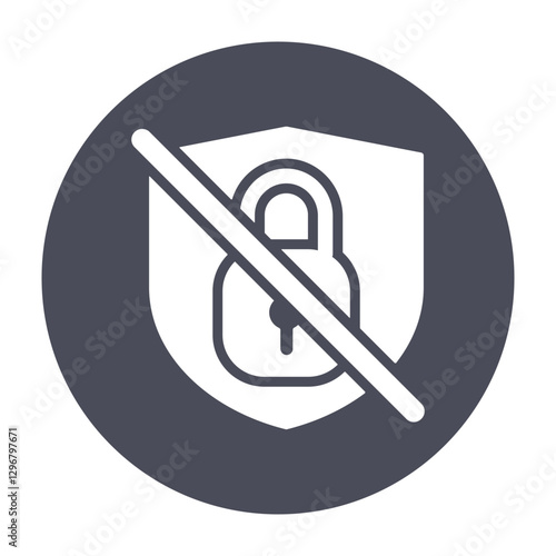 Security Shield Icon - Vector for Protection and Digital Safety