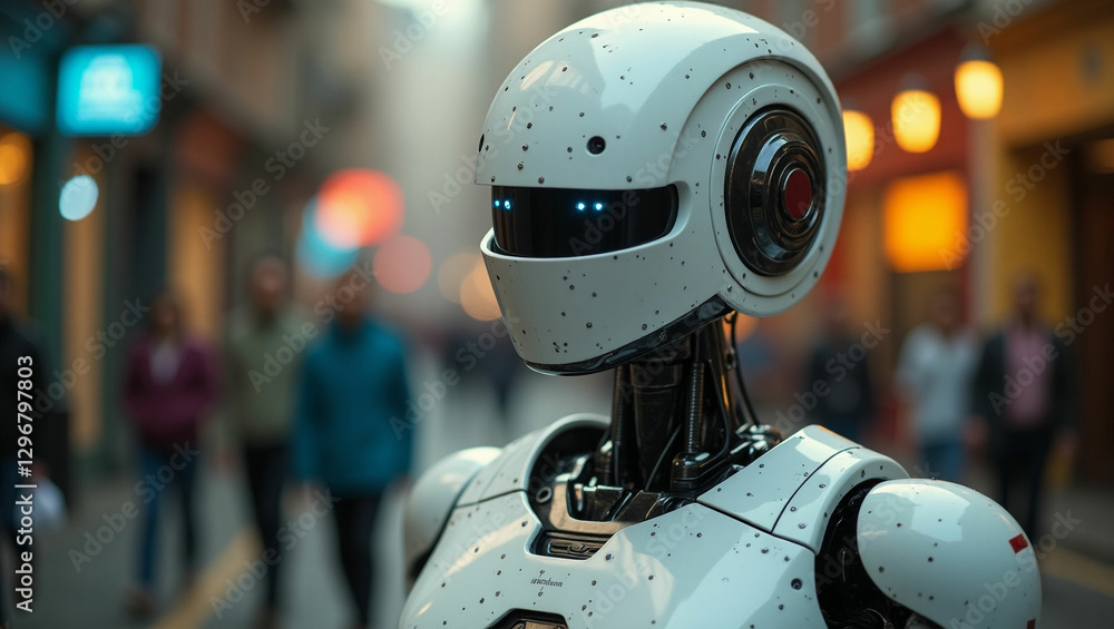 Fototapeta premium a sentient robot