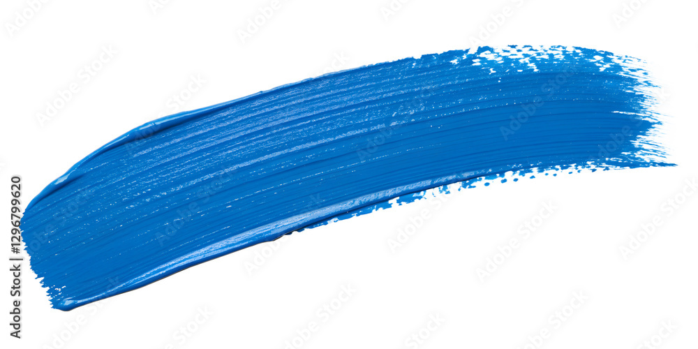 Blue Stroke of Paint on Transparent Background for Artistic Flair and Elegance, PNG Transparent Blue Stroke of Paint on Transparent Background for Artistic Flair and Elegance, PNG Transparent