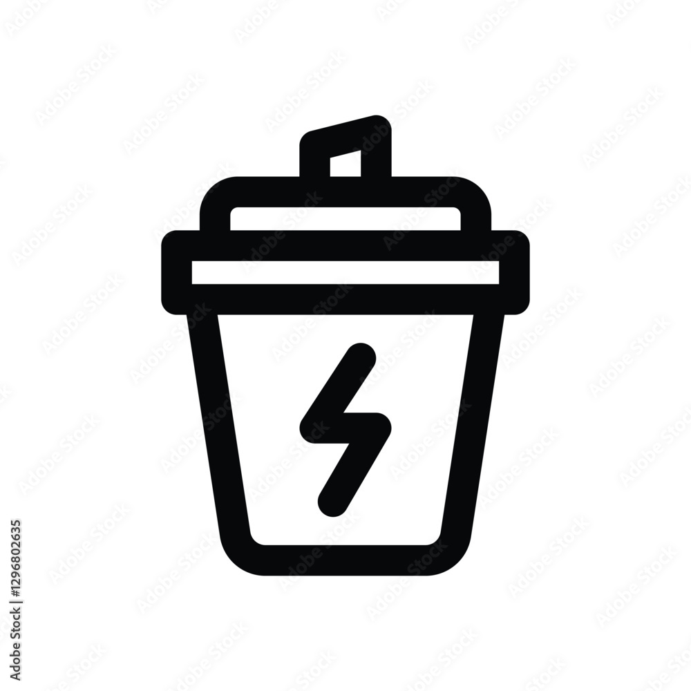 protein shake line icon. Clean and minimalist vector icon for websites, mobile apps, presentations, and logos. Fully scalable and customizable for any project. protein shake line icon. Clean and minimalist vector icon for websites, mobile apps, presentations, and logos. Fully scalable and customizable for any project.
