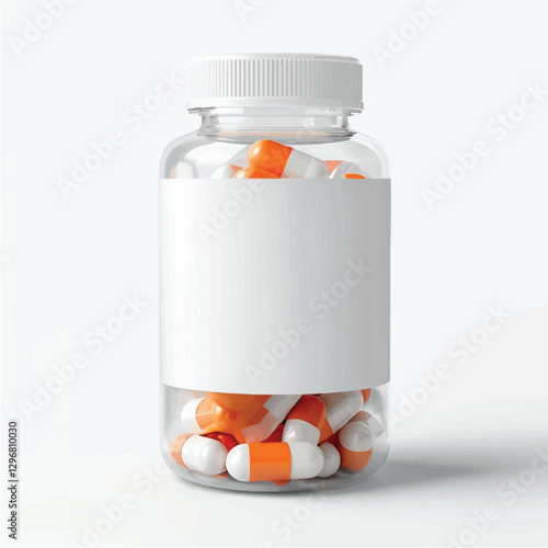 suppliments,3d suppliments bottle,realistic suppliments, transparent suppliment bootlles, tablets, nature,flowers,multiple bottles,medicine,without label,glass jar multi color,capsules,