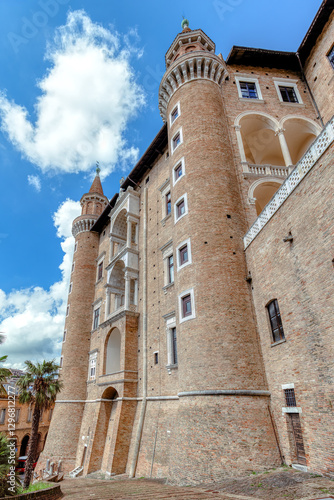 Castle of the Dukes of Urbino, Palazzo Ducale (Italian: Palazzo Ducale - Ducal Palace) within its walls the National Gallery of the Marche was opened photo