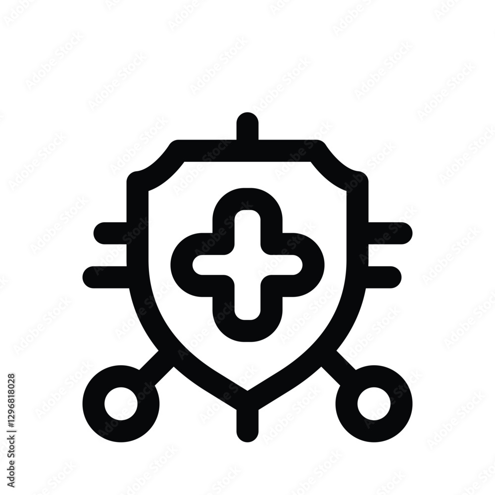 protection line icon. Clean and minimalist vector icon for websites, mobile apps, presentations, and logos. Fully scalable and customizable for any project. protection line icon. Clean and minimalist vector icon for websites, mobile apps, presentations, and logos. Fully scalable and customizable for any project.