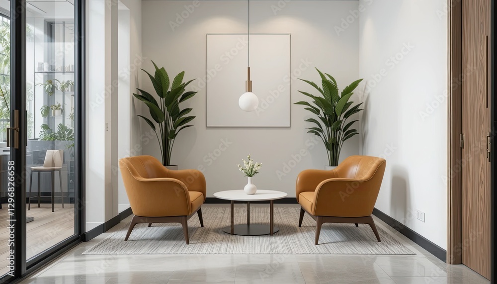 Comfortable seating in modern office photography Comfortable seating in modern office photography