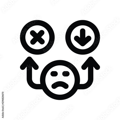 insecure line icon. Clean and minimalist vector icon for websites, mobile apps, presentations, and logos. Fully scalable and customizable for any project.