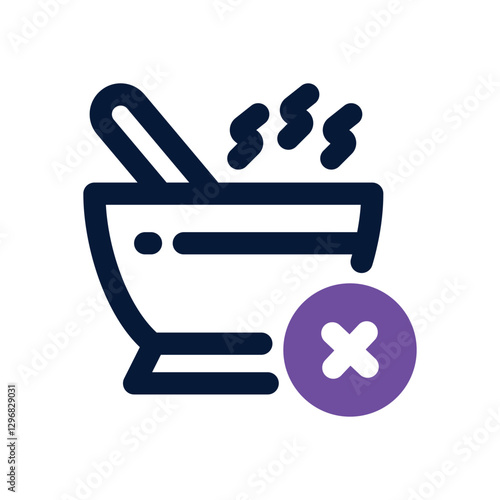 eating disorder dual tone icon. Sleek and modern vector icon for websites, mobile apps, marketing materials, and corporate design. Fully scalable and ready to use.