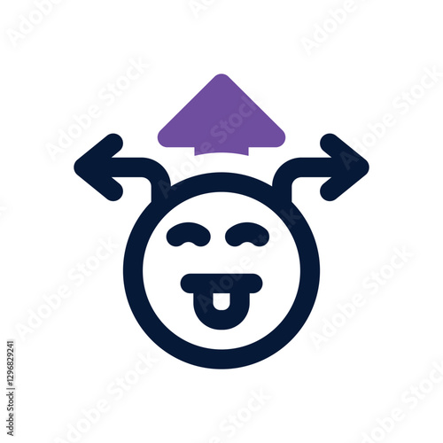 extrovert dual tone icon. Sleek and modern vector icon for websites, mobile apps, marketing materials, and corporate design. Fully scalable and ready to use.