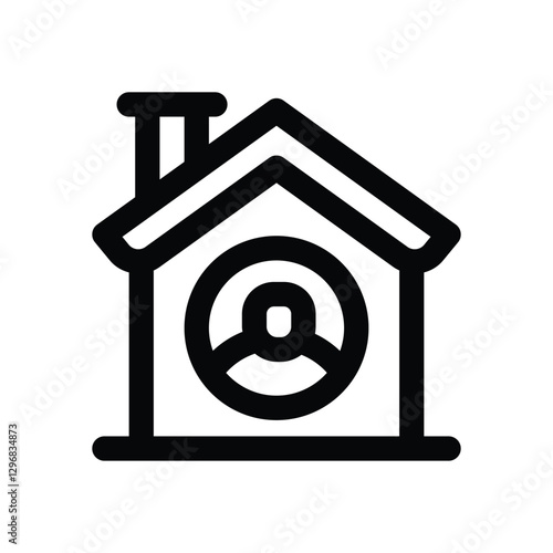 isolation line icon. Clean and minimalist vector icon for websites, mobile apps, presentations, and logos. Fully scalable and customizable for any project.