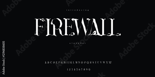 Distorted Font Display for title book movies poster dramatic horror