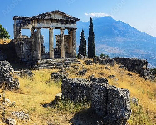 Ancient Ruins Mountain View photo